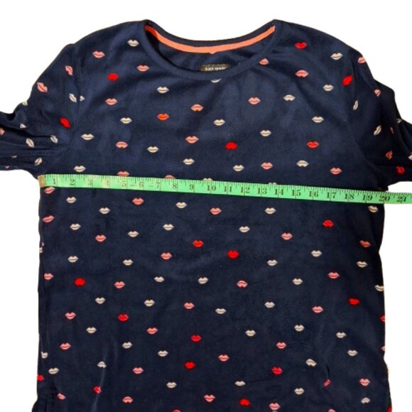 Kate Spade Lips Fleece Pajamas - Picture 9 of 10